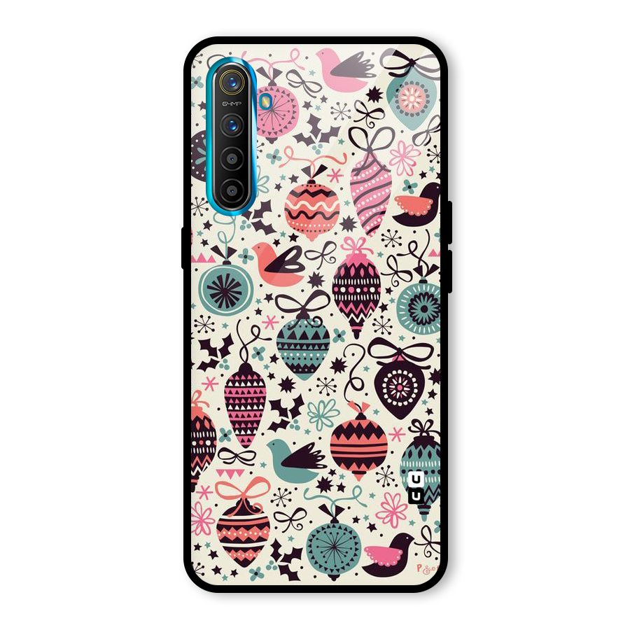 Celebration Pattern Glass Back Case for Realme X2