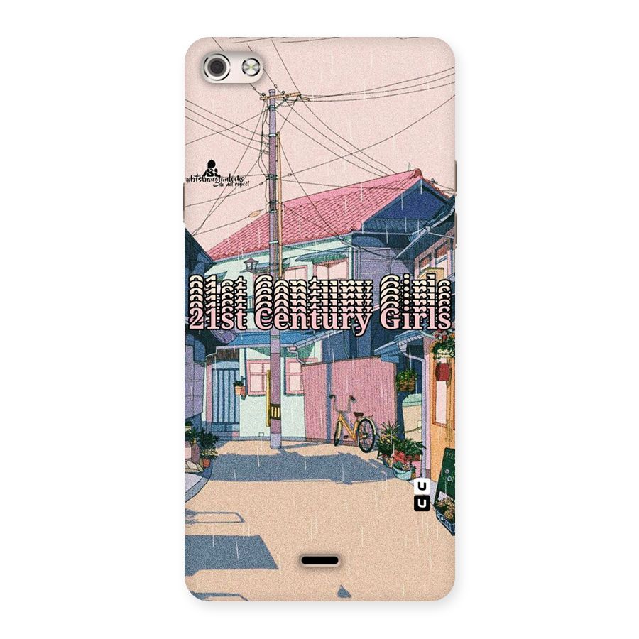 Century Girls Back Case for Micromax Canvas Silver 5