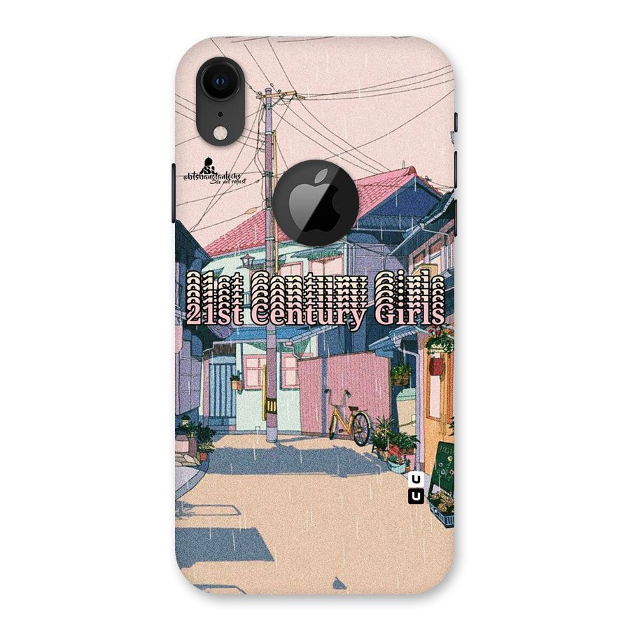 Century Girls Back Case for iPhone XR Logo Cut