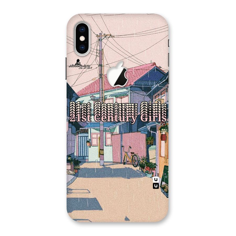 Century Girls Back Case for iPhone XS Max Apple Cut