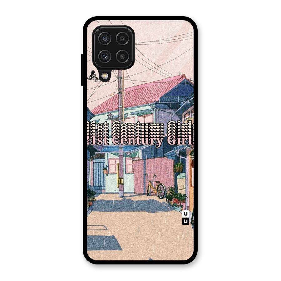 Century Girls Glass Back Case for Galaxy A22 4G