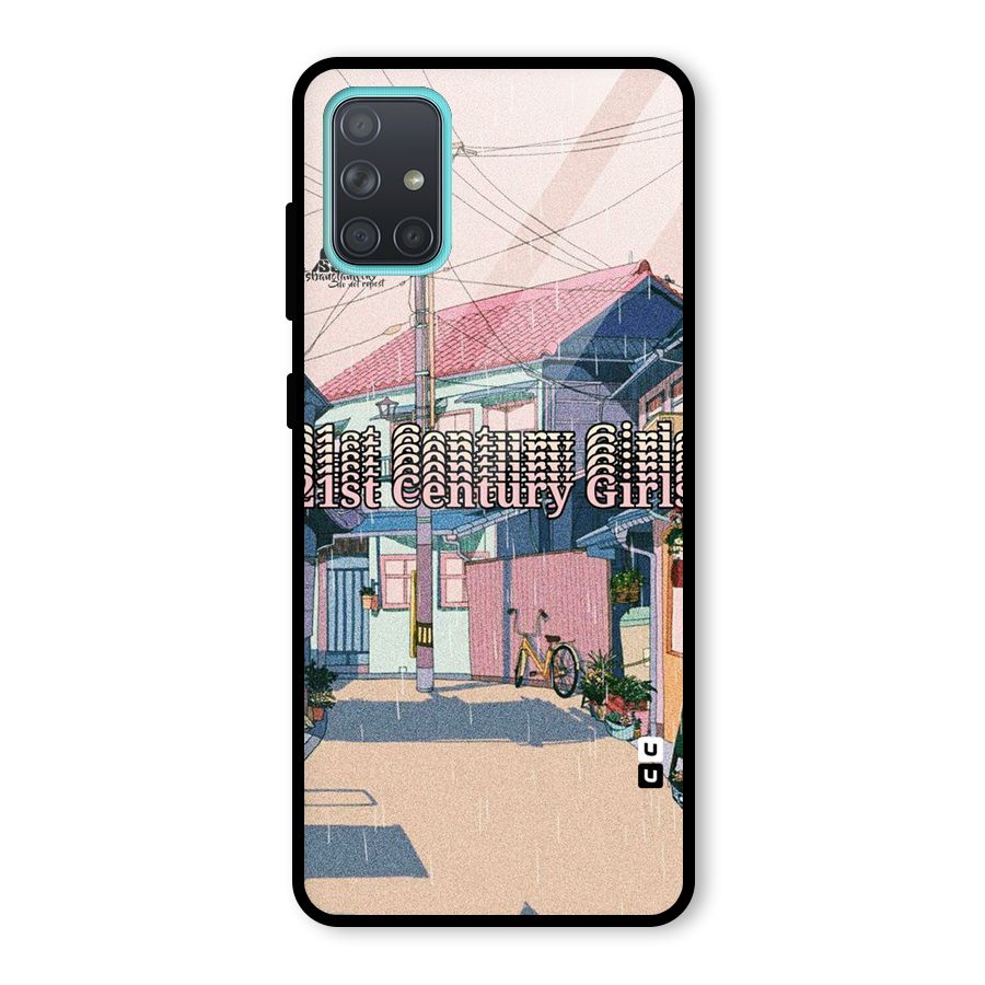 Century Girls Glass Back Case for Galaxy A71