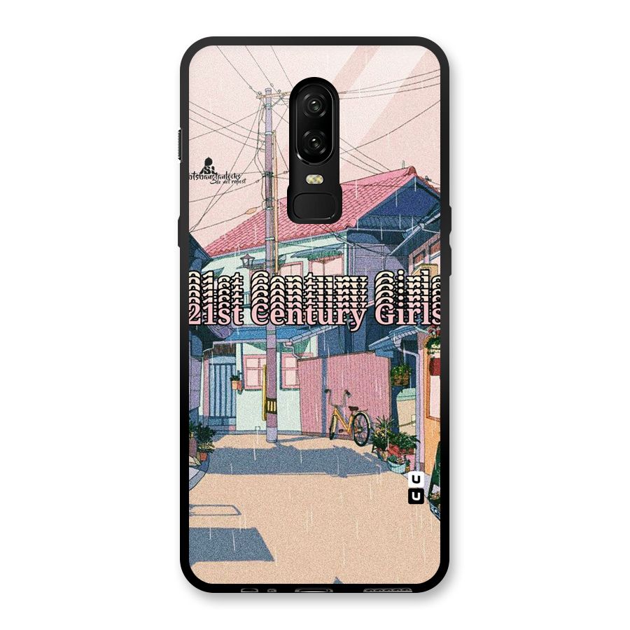 Century Girls Glass Back Case for OnePlus 6