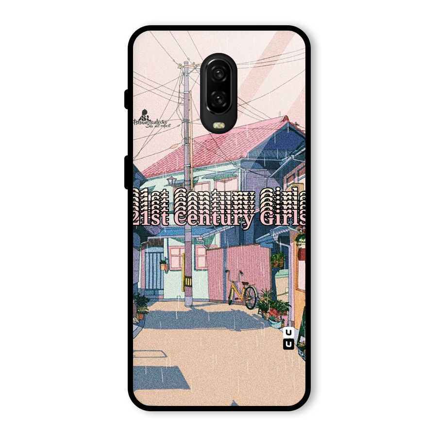 Century Girls Glass Back Case for OnePlus 6T