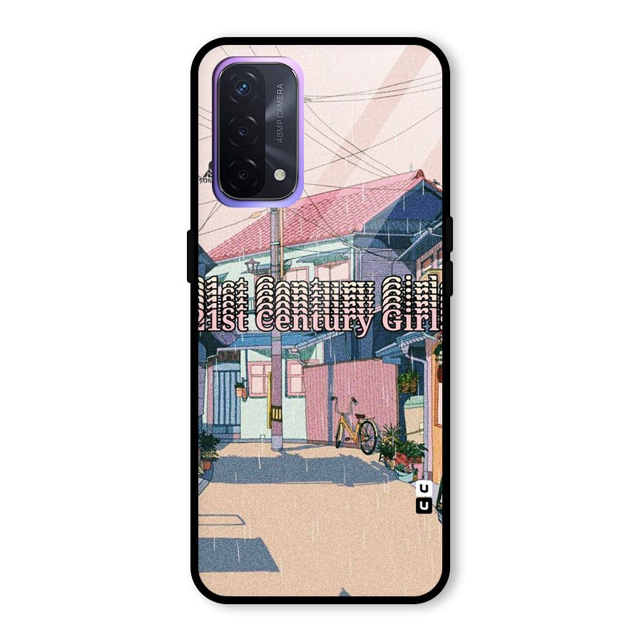 Century Girls Glass Back Case for Oppo A74 5G