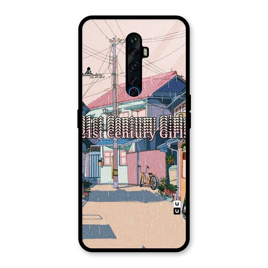 Century Girls Glass Back Case for Oppo Reno2 F