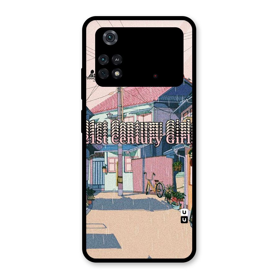 Century Girls Glass Back Case for Poco M4 Pro 4G