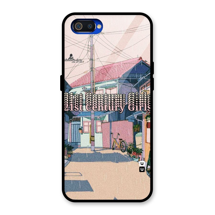Century Girls Glass Back Case for Realme C2