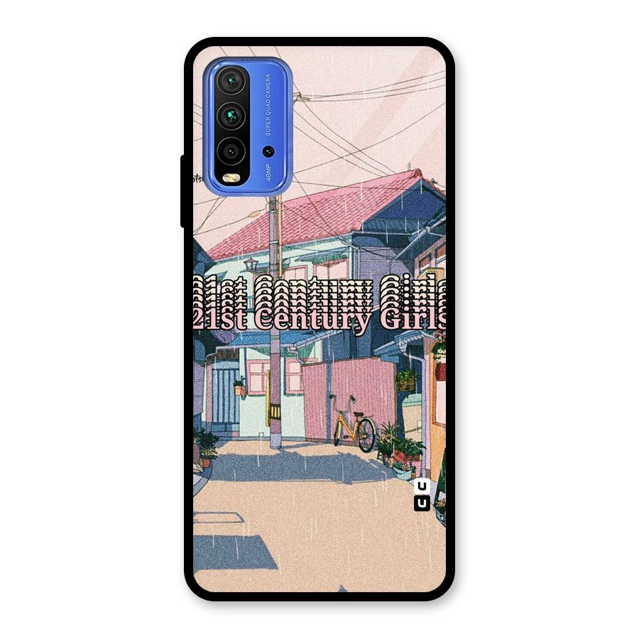 Century Girls Glass Back Case for Redmi 9 Power