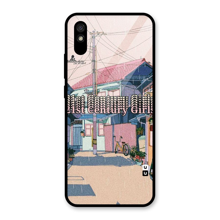 Century Girls Glass Back Case for Redmi 9i