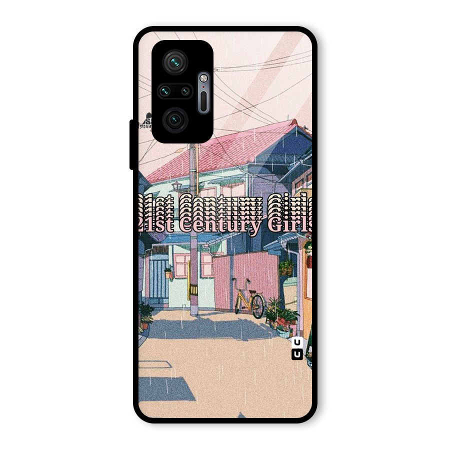 Century Girls Glass Back Case for Redmi Note 10 Pro