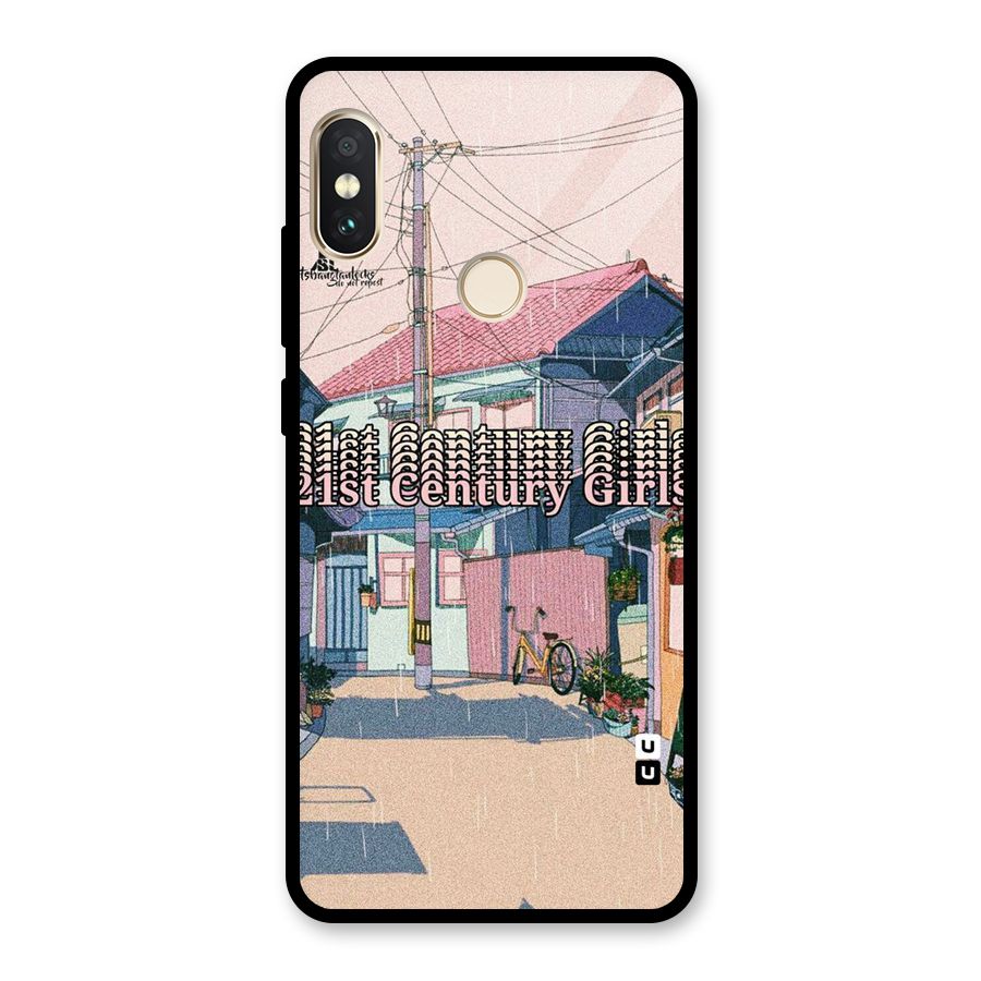 Century Girls Glass Back Case for Redmi Note 5 Pro