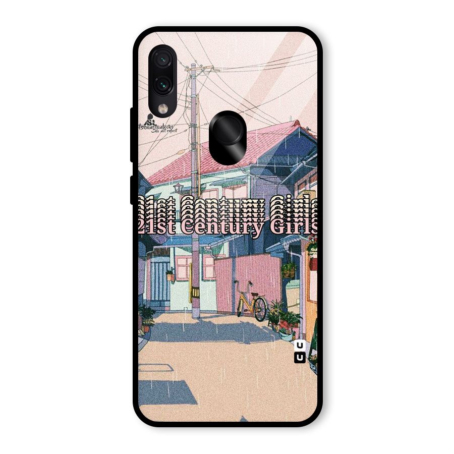 Century Girls Glass Back Case for Redmi Note 7 Pro