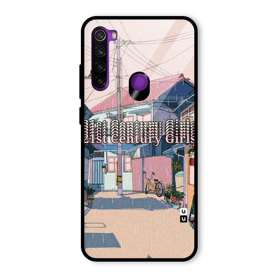 Century Girls Glass Back Case for Redmi Note 8