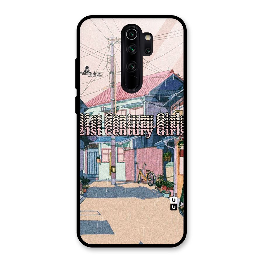 Century Girls Glass Back Case for Redmi Note 8 Pro