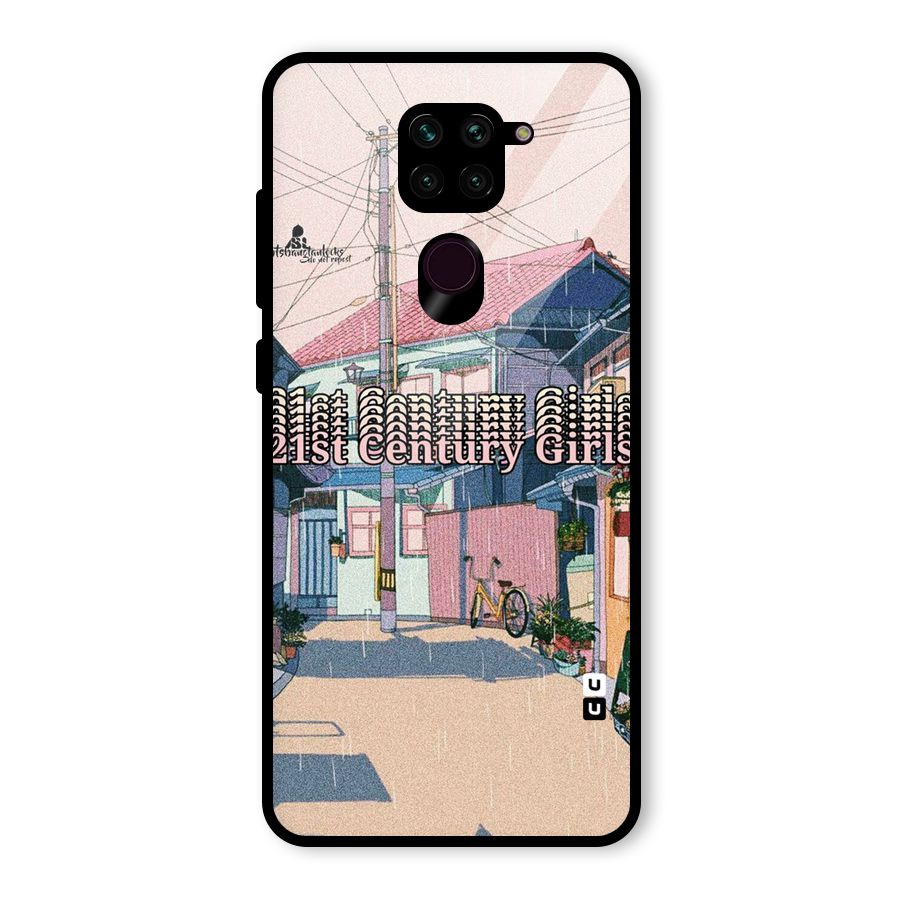 Century Girls Glass Back Case for Redmi Note 9