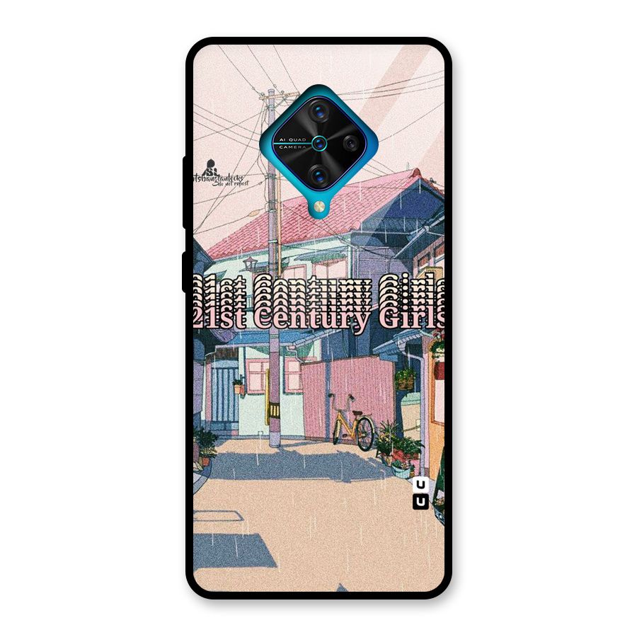 Century Girls Glass Back Case for Vivo S1 Pro