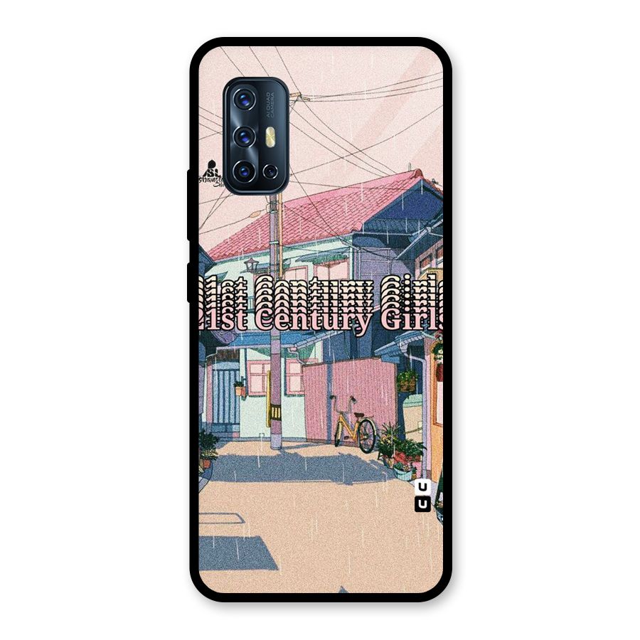 Century Girls Glass Back Case for Vivo V17