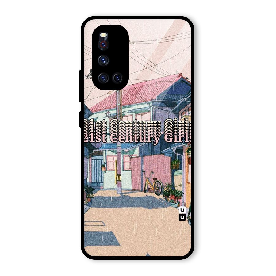 Century Girls Glass Back Case for Vivo V19