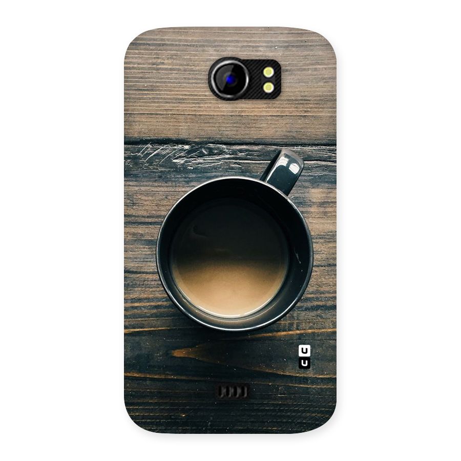 Chai On Wood Back Case for Micromax Canvas 2 A110