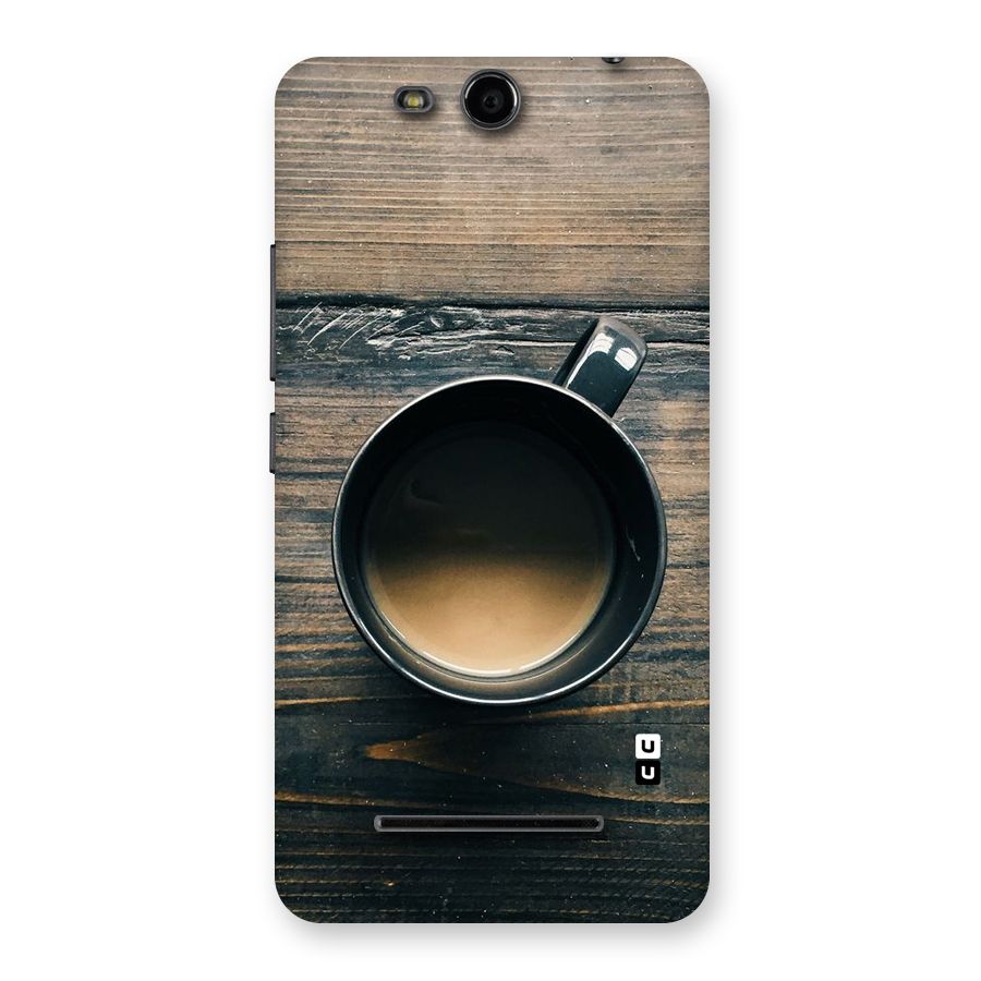 Chai On Wood Back Case for Micromax Canvas Juice 3 Q392
