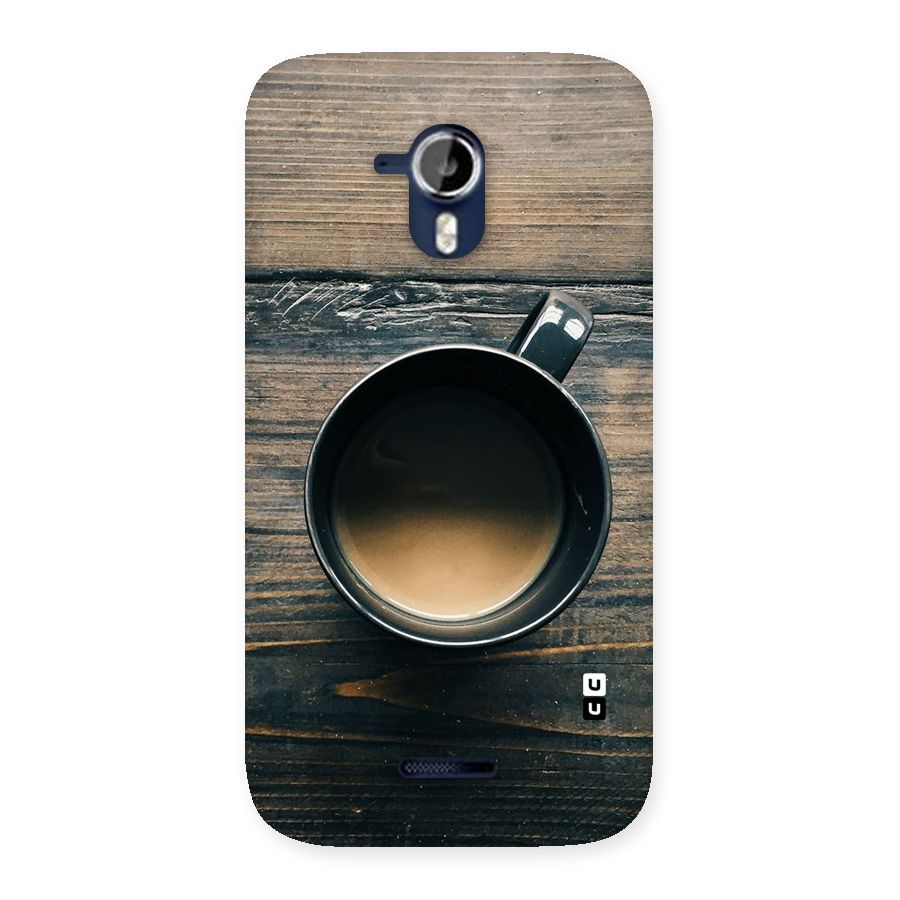 Chai On Wood Back Case for Micromax Canvas Magnus A117