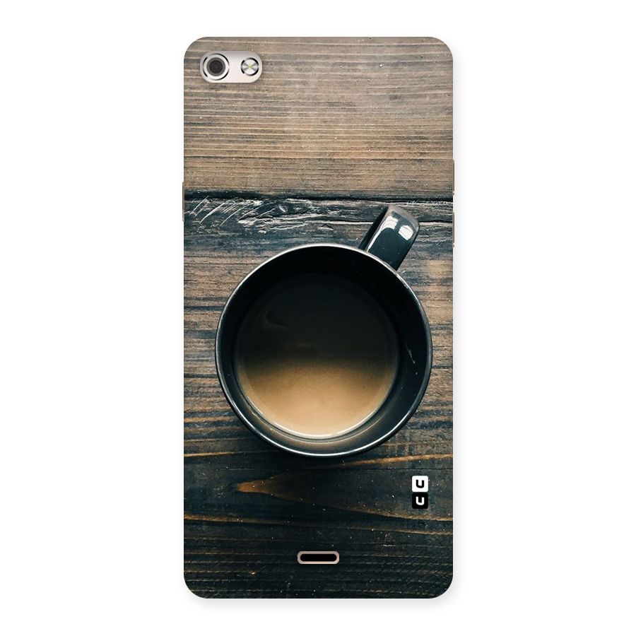 Chai On Wood Back Case for Micromax Canvas Silver 5