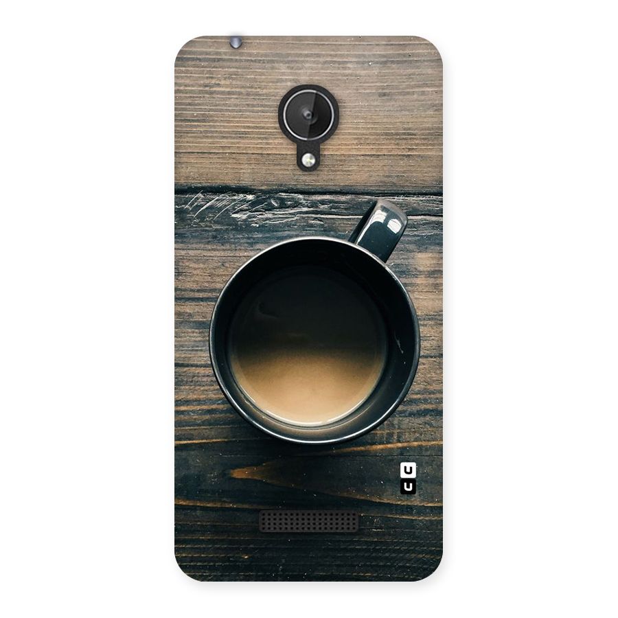 Chai On Wood Back Case for Micromax Canvas Spark Q380