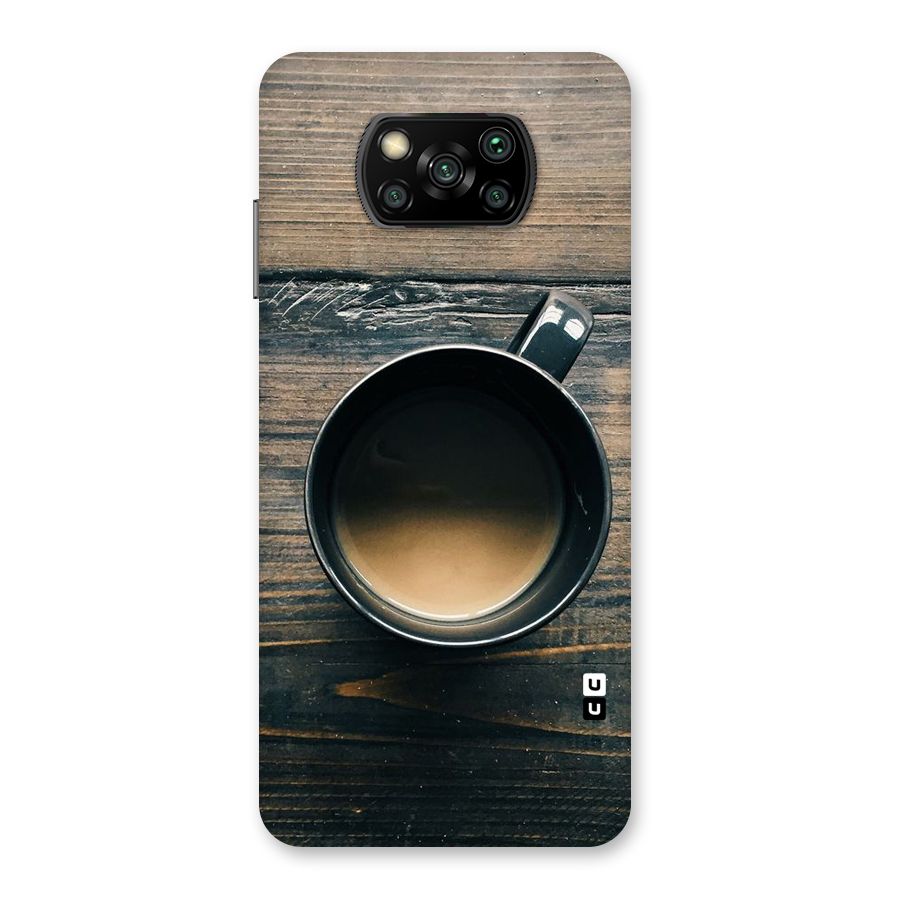 Chai On Wood Back Case for Poco X3