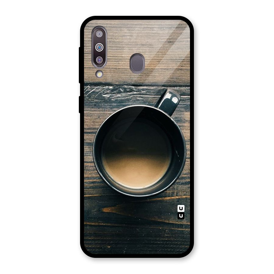 Chai On Wood Glass Back Case for Galaxy M30