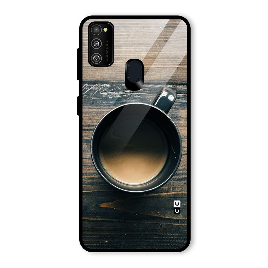 Chai On Wood Glass Back Case for Galaxy M30s