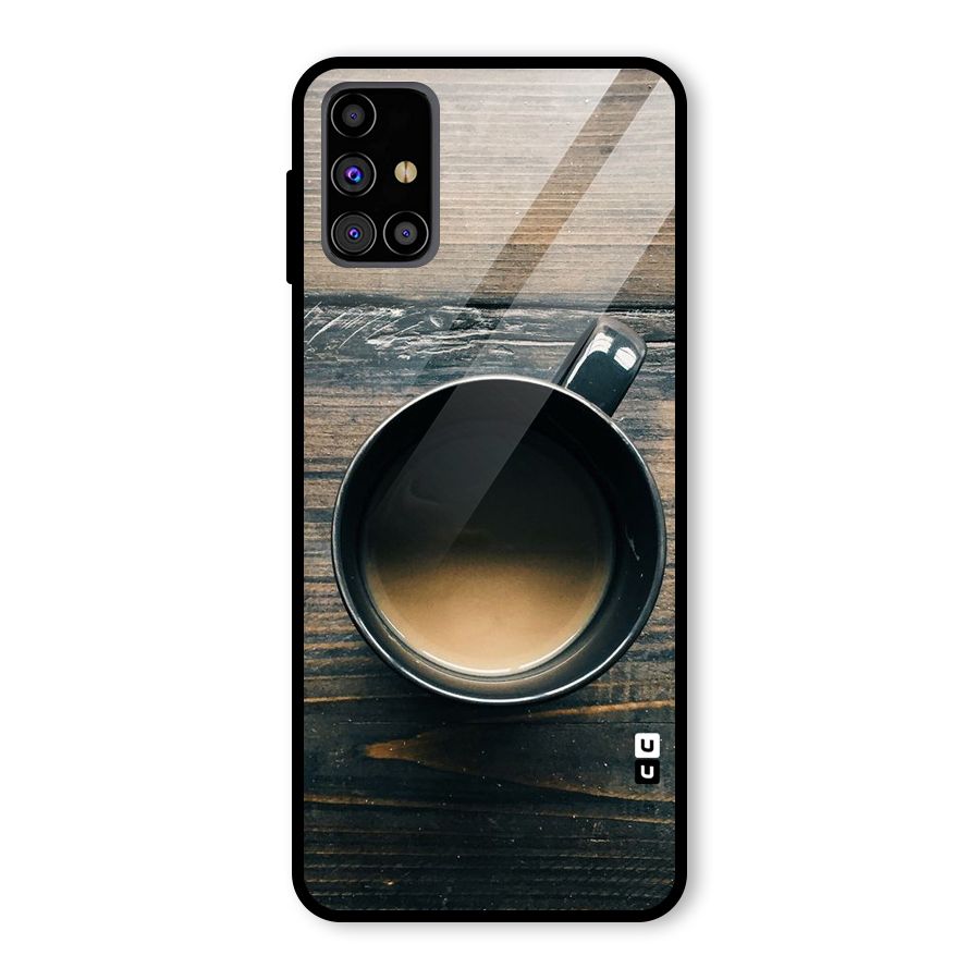 Chai On Wood Glass Back Case for Galaxy M31s