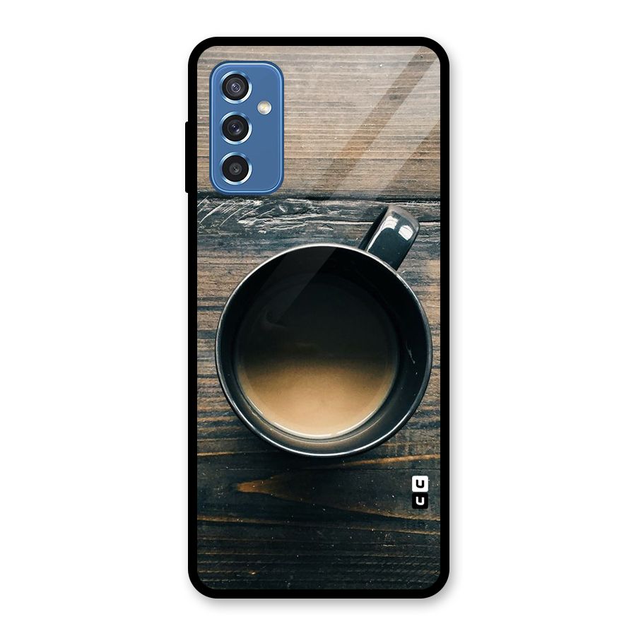 Chai On Wood Glass Back Case for Galaxy M52 5G