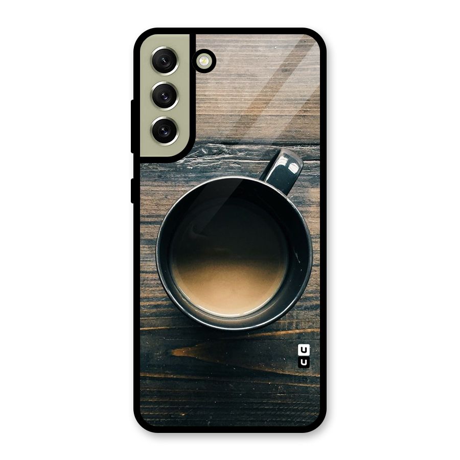 Chai On Wood Glass Back Case for Galaxy S21 FE 5G