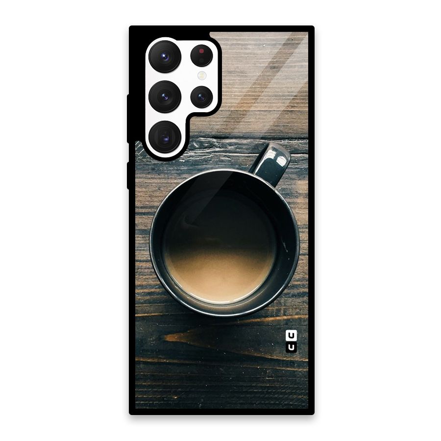 Chai On Wood Glass Back Case for Galaxy S22 Ultra 5G