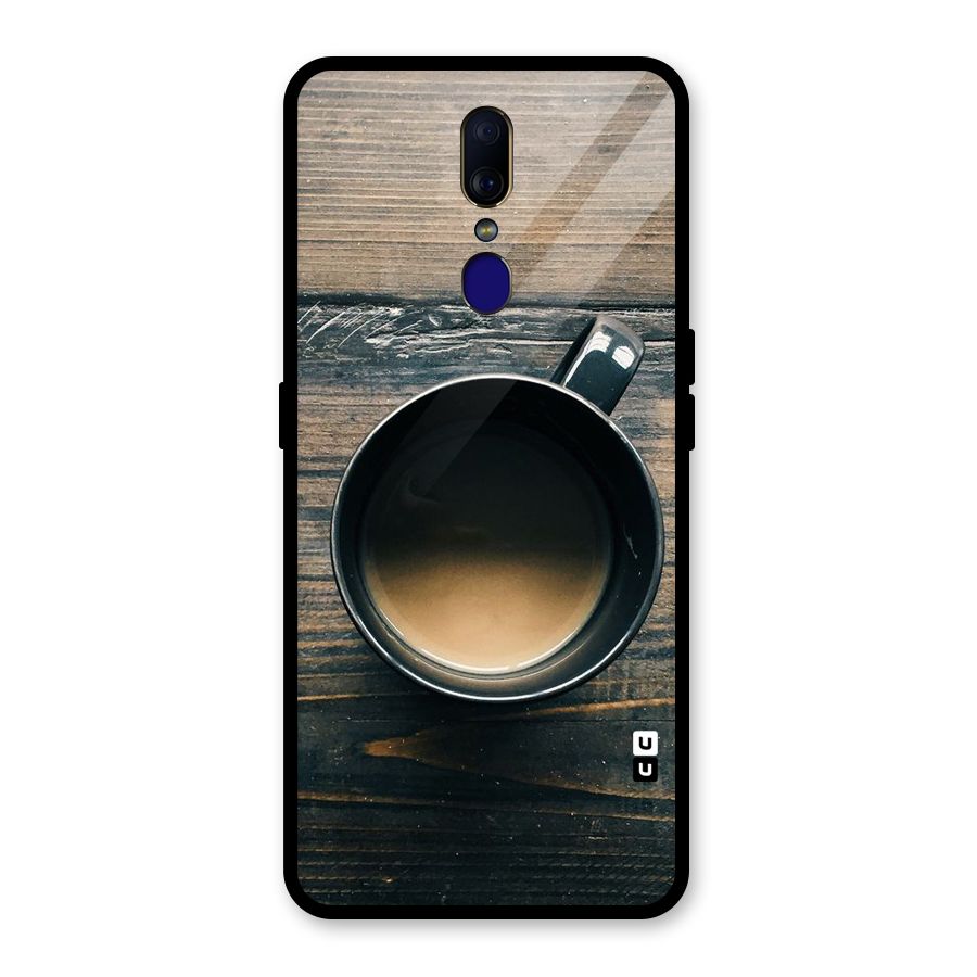Chai On Wood Glass Back Case for Oppo F11