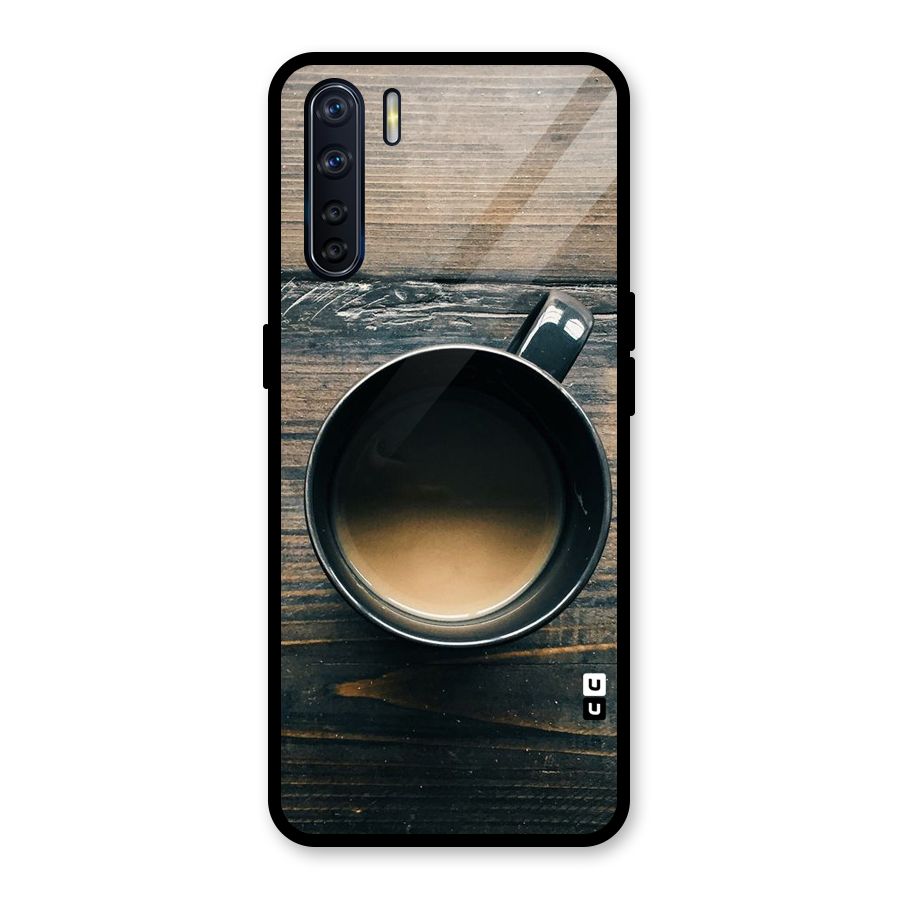 Chai On Wood Glass Back Case for Oppo F15