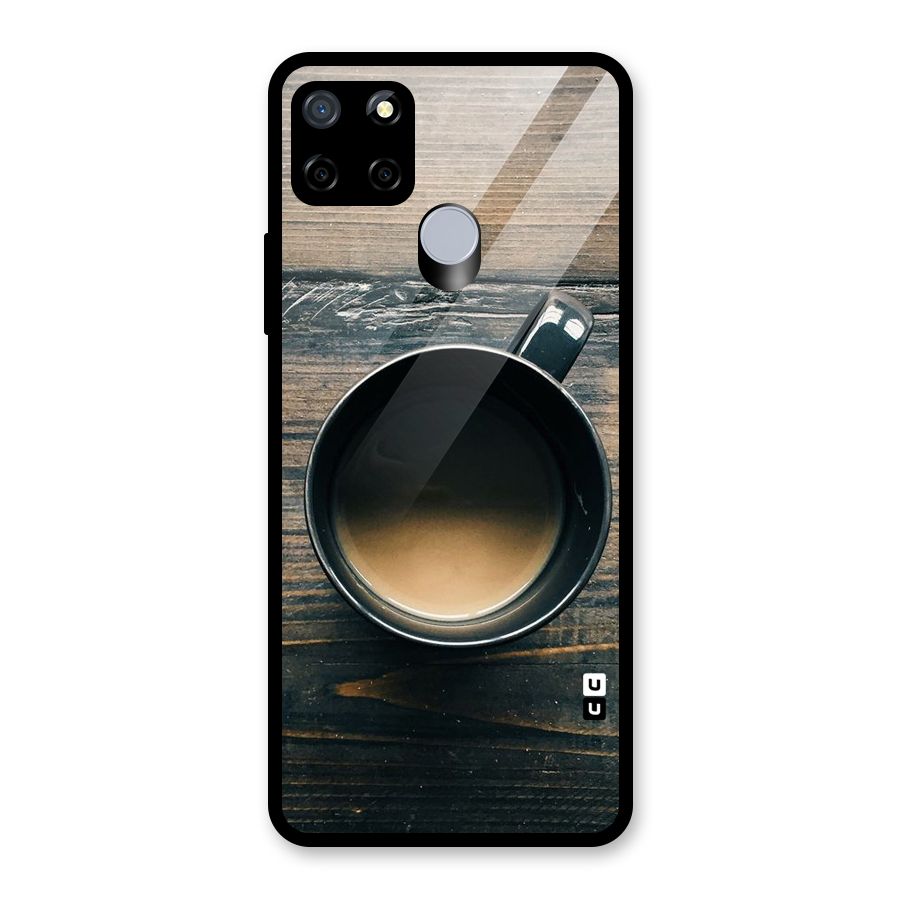 Chai On Wood Glass Back Case for Realme C15