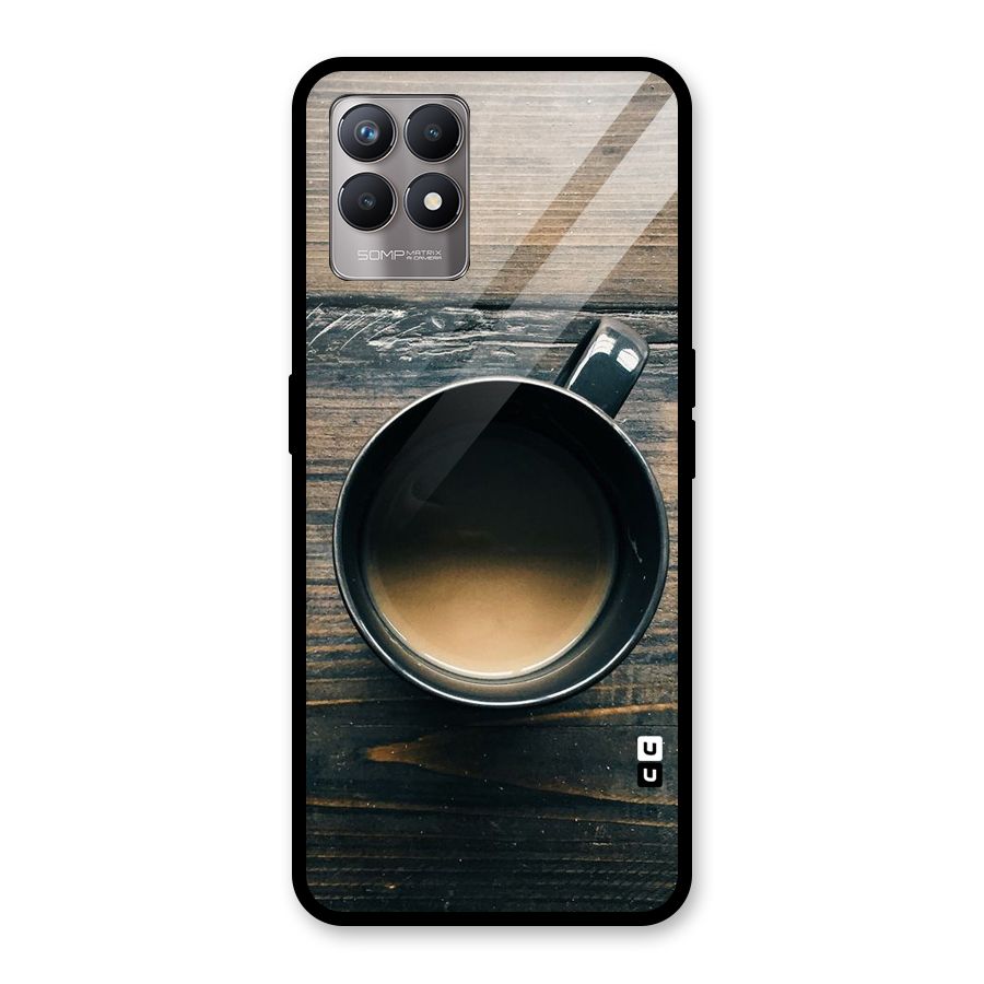 Chai On Wood Glass Back Case for Realme Narzo 50