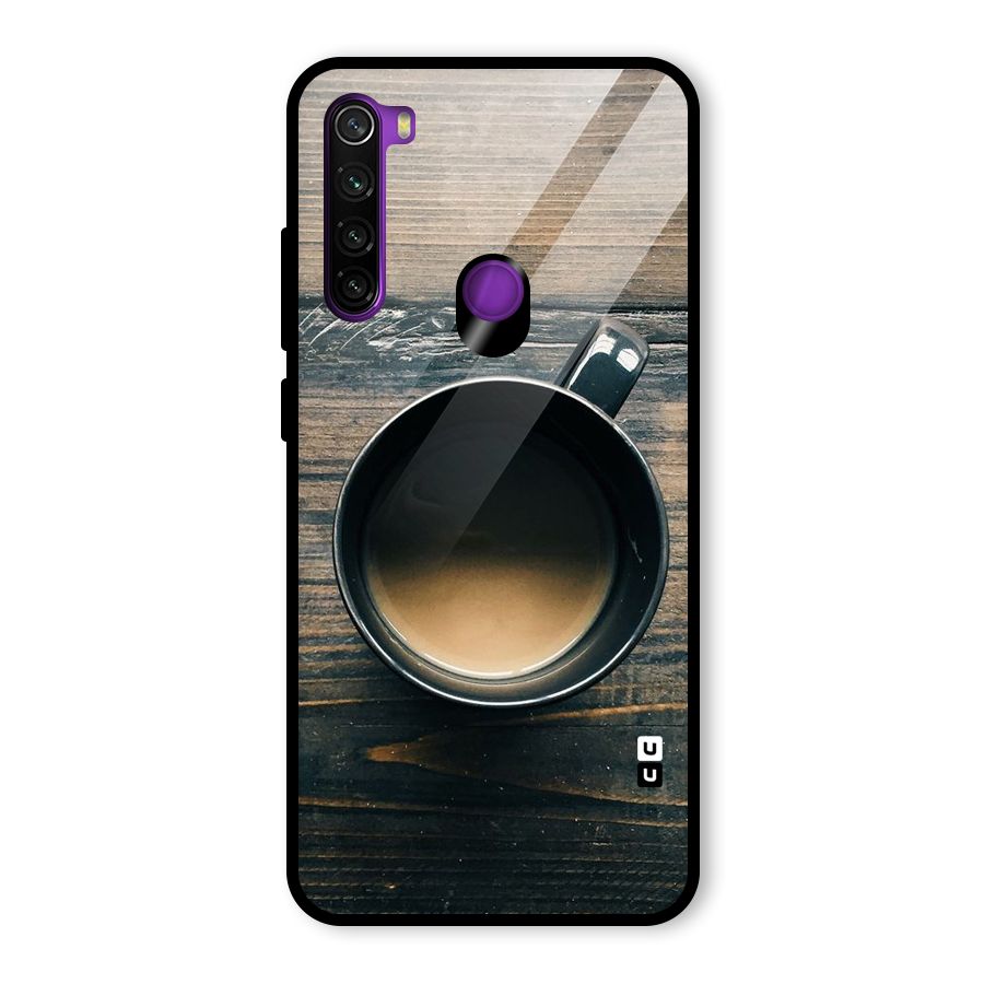 Chai On Wood Glass Back Case for Redmi Note 8