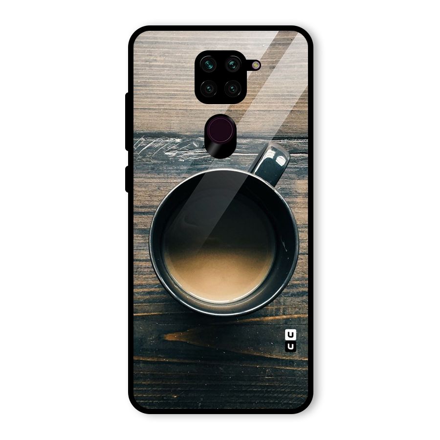 Chai On Wood Glass Back Case for Redmi Note 9