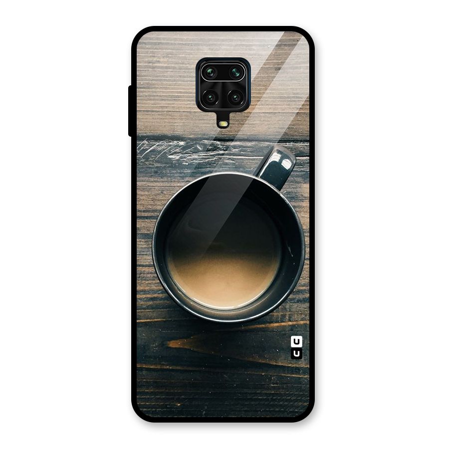 Chai On Wood Glass Back Case for Redmi Note 9 Pro