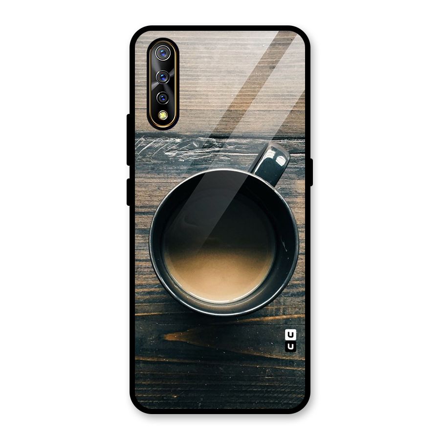 Chai On Wood Glass Back Case for Vivo S1