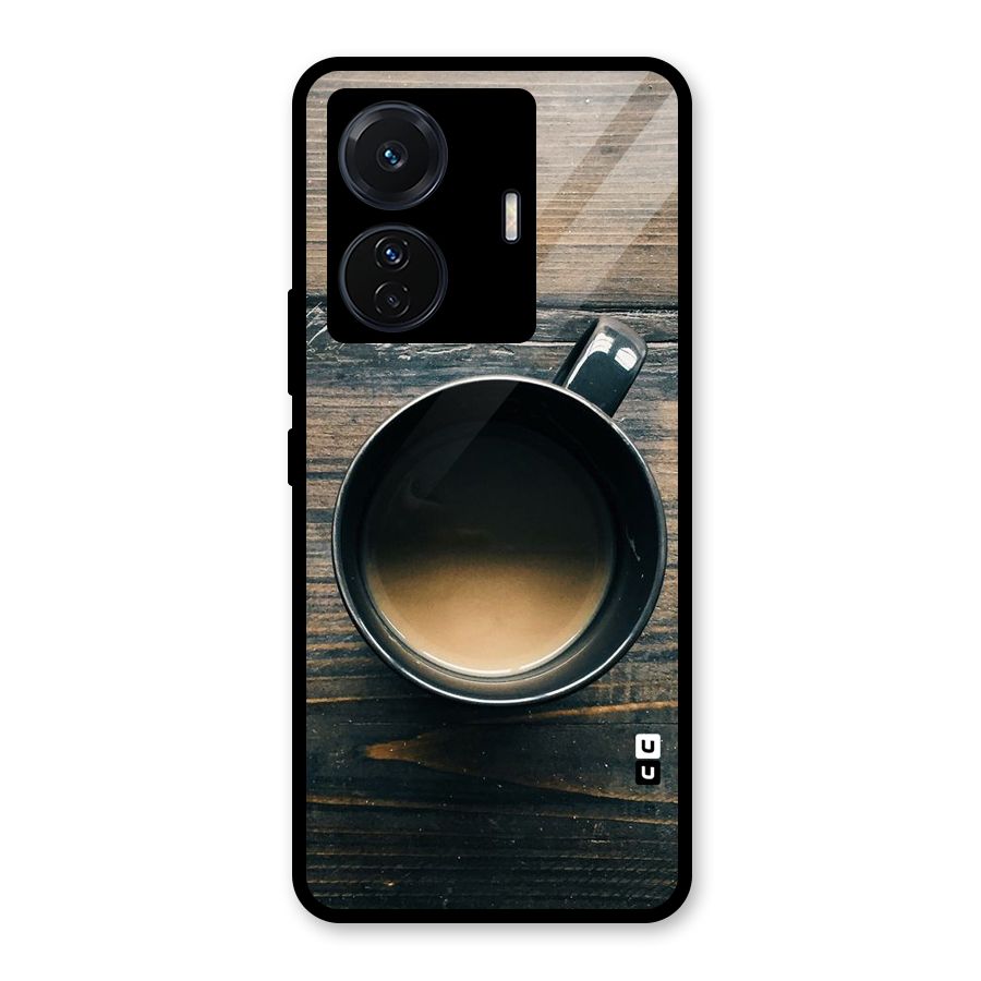 Chai On Wood Glass Back Case for Vivo T1 Pro