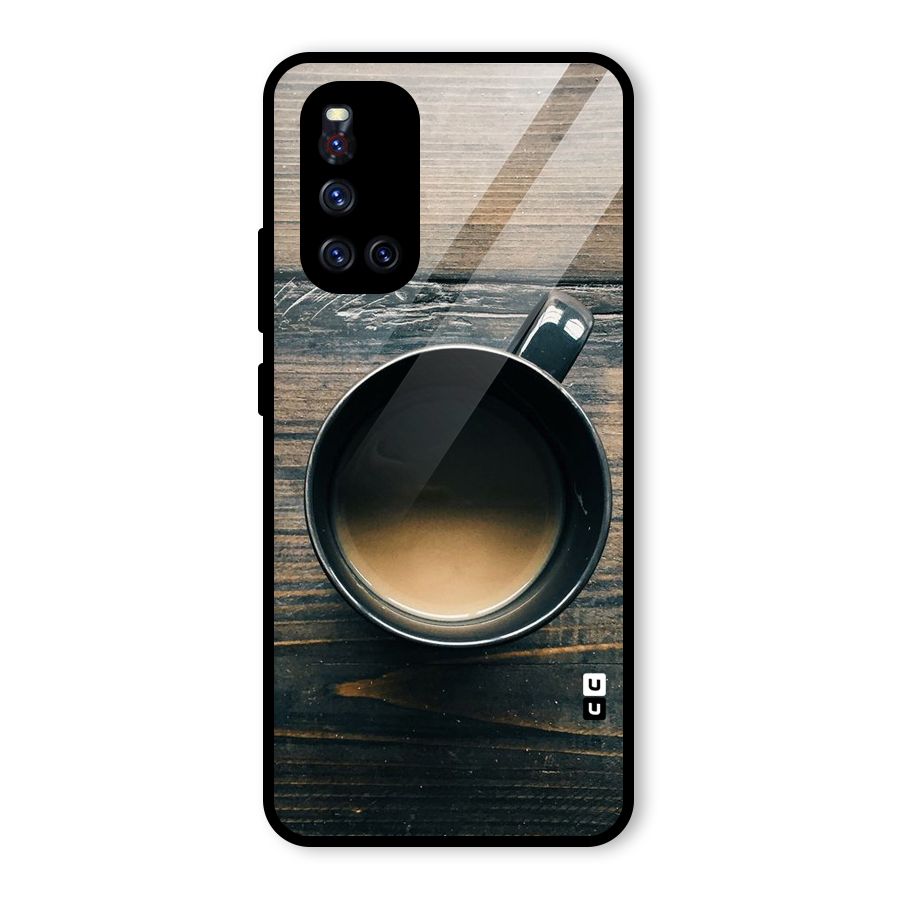 Chai On Wood Glass Back Case for Vivo V19