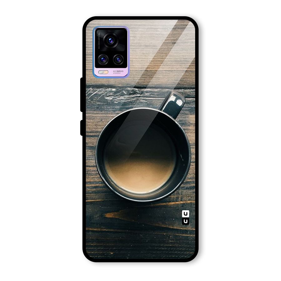 Chai On Wood Glass Back Case for Vivo V20 Pro