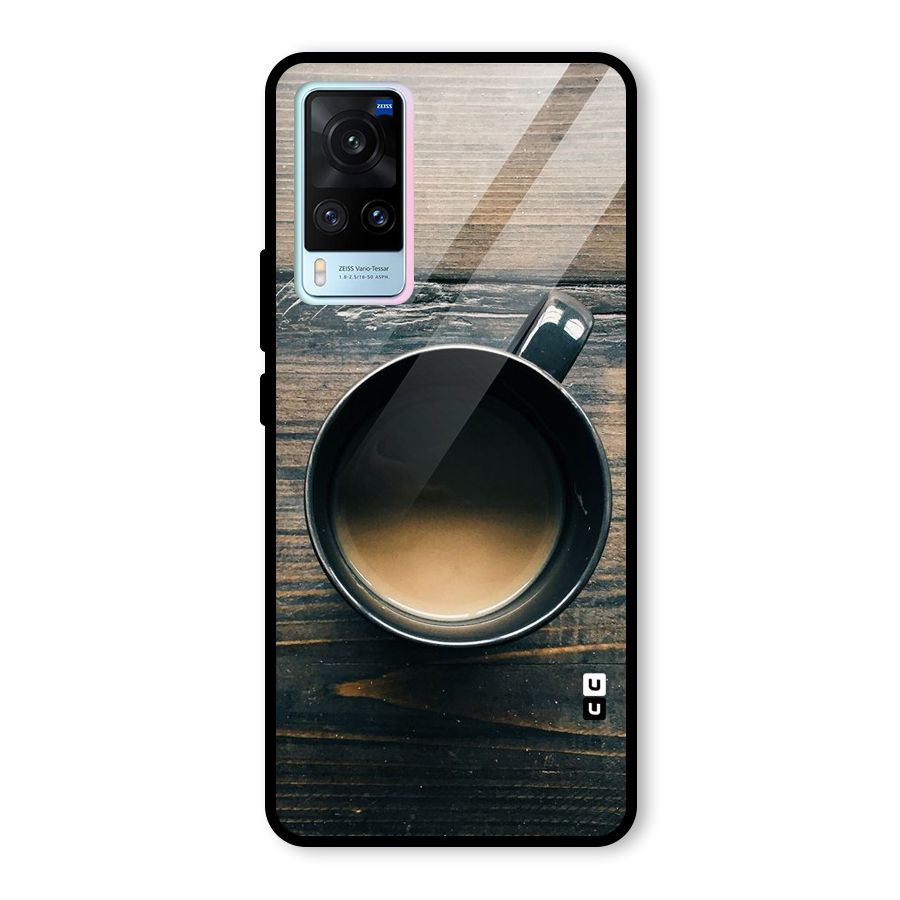 Chai On Wood Glass Back Case for Vivo X60