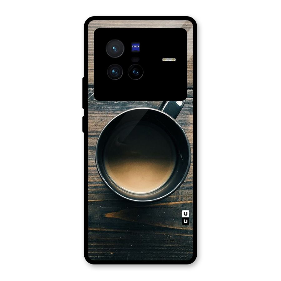 Chai On Wood Glass Back Case for Vivo X80
