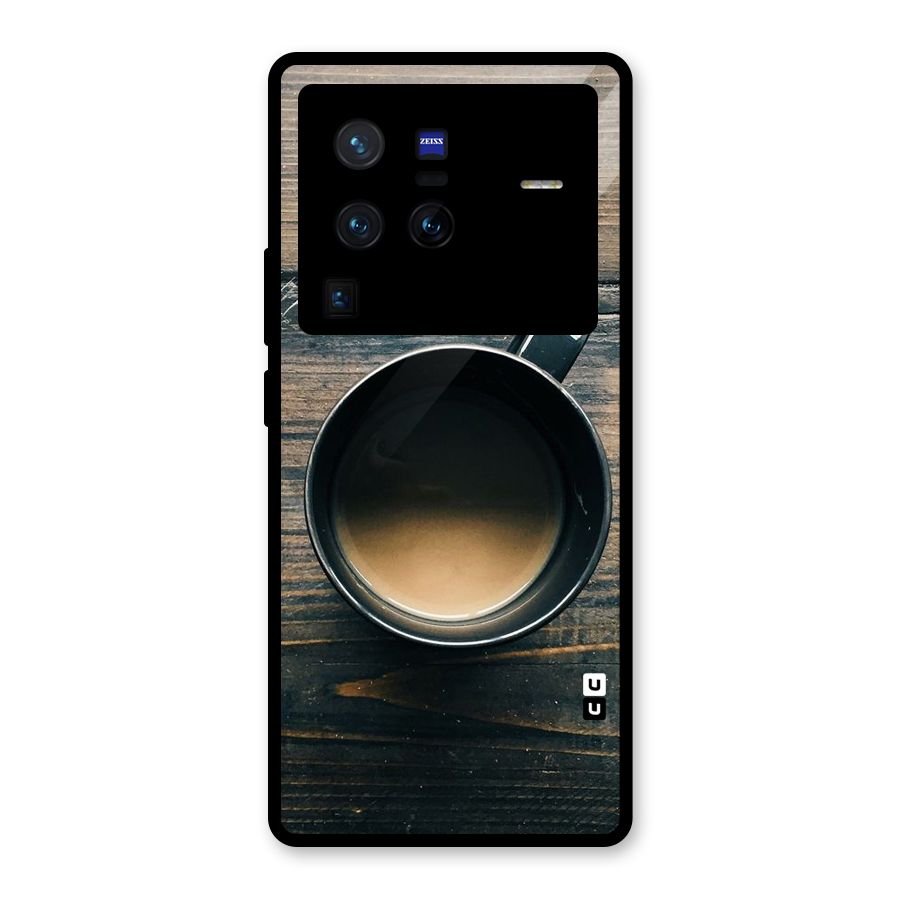 Chai On Wood Glass Back Case for Vivo X80 Pro