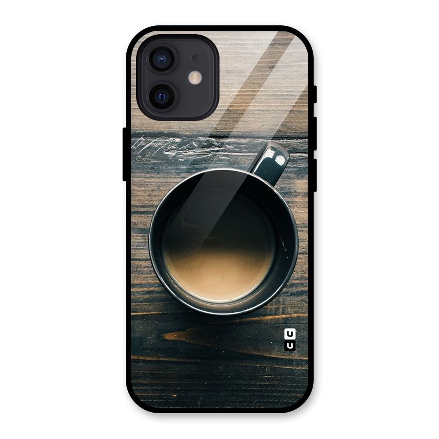 Chai On Wood Glass Back Case for iPhone 12